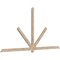 Ekena Millwork Kennewick Smooth Timber Gable Bracket, Douglas Fir, 108"W x 54"H x 1 1/2"D x 3 1/2"F, 12/12 Pitch GBW108X54X0204KEN00SDF - alternate 5